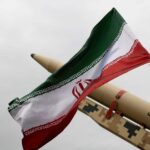 Iran Flag with missile